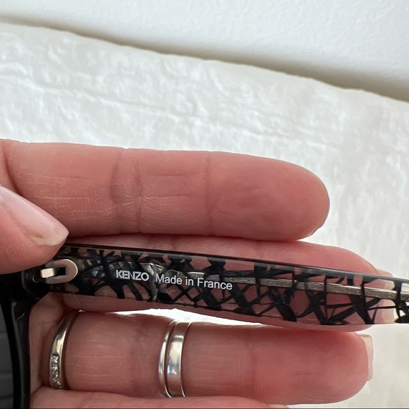 Kenzo Black Frame Glasses KZ3211 03 - Picture 7 of 9